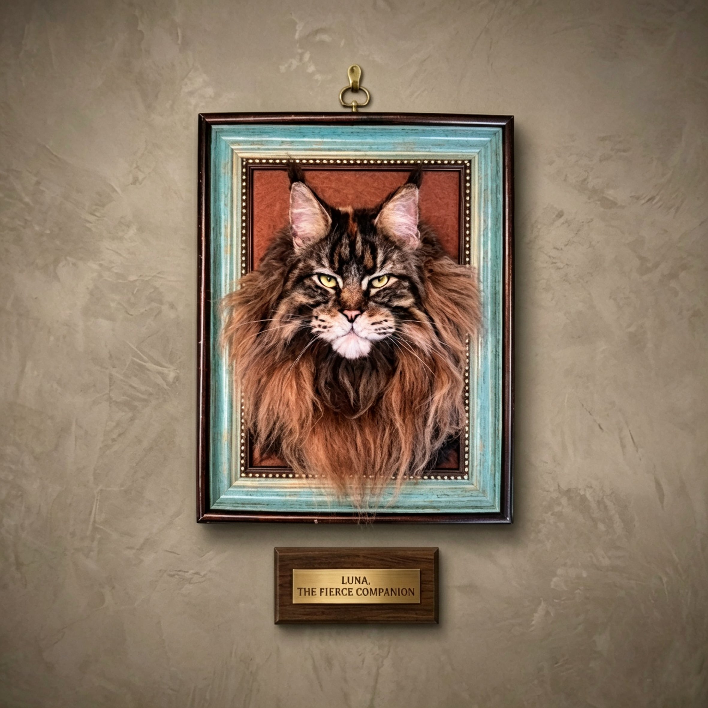Wool-Painted Pet Portrait