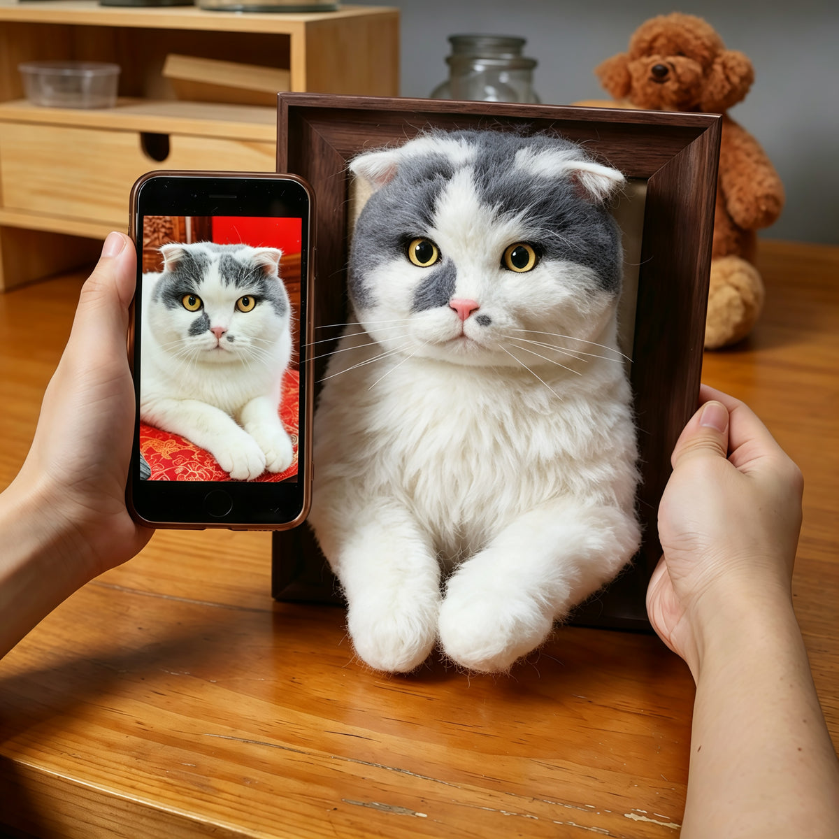 3D Framed Pet Portrait