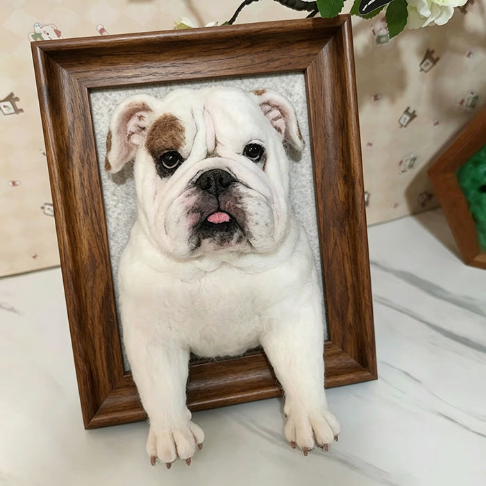 3D Framed Pet Portrait-Dog