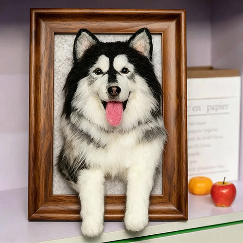 3D Framed Pet Portrait-Dog