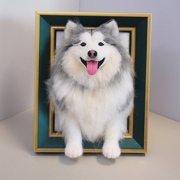 3D Framed Pet Portrait-Dog